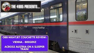 Nightjet couchette Review my first EVER sleeper train experience The 4905 [upl. by Jemine169]