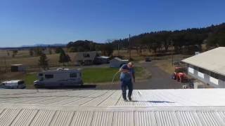 How to Waterproof a Metal Roof Using Ames® MaximumStretch® [upl. by Acirej]