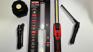 Harbor Freights Best New Work Light Icon 1000 Lumen Dual Sided Light Unboxing amp Overview [upl. by Monahan166]