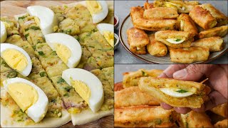 Make This Delicious Snacks With Home Ingredients Everyone Will Love It  Aloo Egg Nashta Recipe [upl. by Chlores]