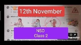 NSO CLASS 2 ANSWER KEY OF 20242025 OForOlympiadsof class2 [upl. by Airdnaid726]