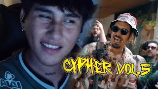 EL MEJOR 🔥CYPHER VOL5🔥PURE NEGGA CHUSTERFIELD FYAHBWOY GRANKHAN MORODO KINGMAGNETO  REACCION [upl. by Niroc]