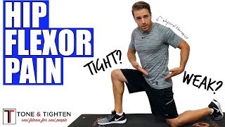 Best Exercises For Hip Flexor Pain  From a Physical Therapist [upl. by Sirois170]