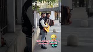 Visul oricărui ARTIST Să cânte pe stradă 🤭😂 Jador ampIulian Dumitrache duet jador live funny [upl. by Namar190]