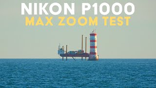 Nikon Coolpix P1000 Max Zoom Test  Lighthouse Repairs [upl. by Carbone]