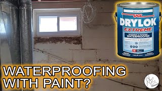 Water Proofing Basement with Drylok [upl. by Orlando]