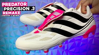 adidas PREDATOR PRECISION 3 REMAKE  Unboxing amp review [upl. by Wakefield]