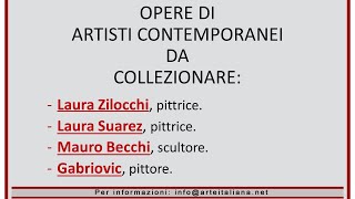 LARTE ITALIANA  OPERE DI ARTISTI CONTEMPORANEI wwwarteitalianaorg [upl. by Serene166]