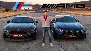 BMW M8 Competition vs Mercedes AMG GT63s DRAG RACE [upl. by Eciram]