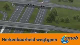 Herkenbaarheid van wegtypen  ANWB Verkeersveiligheid [upl. by Ahsirahc]