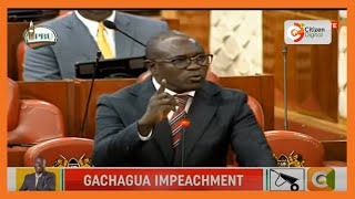 MP David Ochieng  We are impeaching an individual who refuses to follow the law [upl. by Peih958]