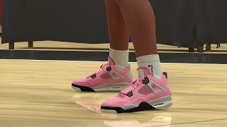 NBA 2K25 Next Gen Shoe Creator  Air Jordan 4 quotOrchidquot [upl. by Orpha]