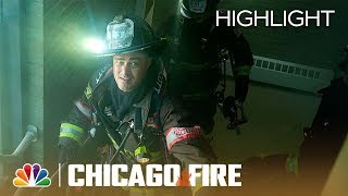 Severide Rappels a Skyscraper  Chicago Fire Episode Highlight [upl. by Slifka]