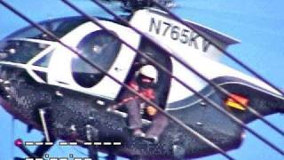 DANGER HELICOPTER PILOT AND CAMERAMAN INSPECT POWER LINES WAVE powerline [upl. by Acirtal573]