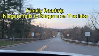 Road trip Niagara falls To Niagara On the lake [upl. by Kleinstein322]