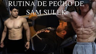 LA RUTINA DE SAM SULEK DESTROZA MI PECHO 130kg banca Smith [upl. by Adnam]