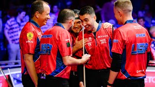 GORST amp WOODWARD VS ALCAIDE AND KAÇI  Match 10  Highlights  2024 BetOnline Mosconi Cup [upl. by Nahtnaoj]