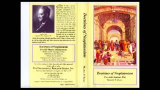 Doctrines of Neoplatonism  Plotinus the Beautiful  Manly P Hall  3 [upl. by Baryram]