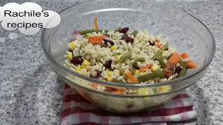 Ebly wheat salad with vegetables [upl. by Elatnahc452]