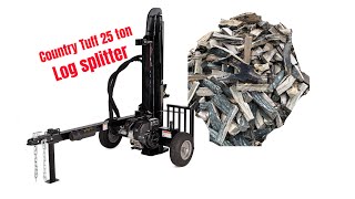 Country Tuff 25 Ton Log Splitter 4K [upl. by Morgan]