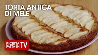 TORTA ANTICA ALLE MELE CON AMARETTI di Benedetta Rossi  Ricetta TV Fatto in Casa per Voi [upl. by Aloiv]