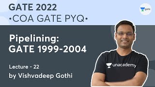 Pipelining GATE 19992004  Lec  22  COA GATE 2022 PYQ  Vishvadeep Gothi [upl. by Noreht]