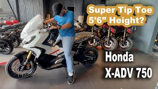 Tip Toe 56quot Height Honda XADV 750  Next Adventure Bike na ba [upl. by Shih]