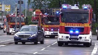 Löschzug der Berufsfeuerwehr Heidelberg [upl. by Juxon]