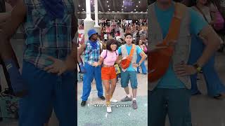 lip pointing 🇳🇬🤝🏽🇩🇴 dominicandora doradominicana dora animeexpo cosplay dominican [upl. by Admana]