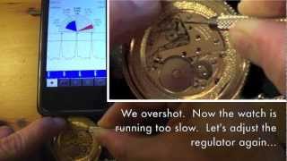 Using WildSpectra Mobile to Regulate a Mechanical Watch [upl. by Schaeffer]