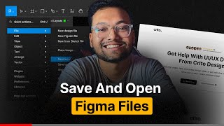 Save And Open Figma Files  How to Export in Figma  Local Save In Figma [upl. by Connie]