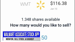 Walmart Associate Stock App with ComputershareHow to Sell Shares amp Setup Bank Deposit on App [upl. by Nnayrb]