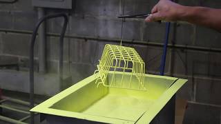 See the Fluidized Bed Powder Coating Process [upl. by Balch104]