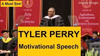 Tyler Perry Motivational Speech quotLAY THE CORRECT FOUNDATIONquot  Tuskegee University [upl. by Evanthe]