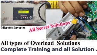 microtek solar pcu 203524v overload problem complete solutionsrepairingreels [upl. by Haeel17]