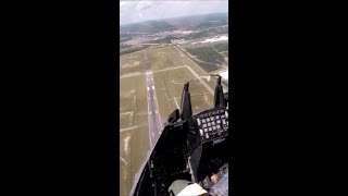 F16 Airshow Cockpit Footage [upl. by Tiphanie816]