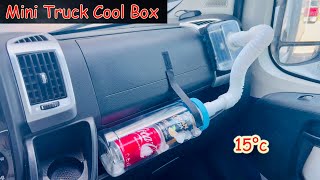 Mini Truck Cool BoxHow to make a Fast Cooling  Cool Box Super Cool Box Portable Cooling box 5€ [upl. by Ybanrab]