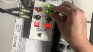 Digitech SDrum  Testing [upl. by Aihsyla]