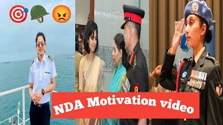 NDA Motivation🔥 Full Motivational 🚨🎯😡  HD Video Song 🪖🎯 motivation ndawallah [upl. by Akiras]