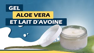 Préparation gel aloe vera et lait davoine [upl. by Nasya]