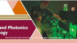 Optics and Photonics Technology at STCC [upl. by Latia]