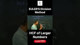 HCF by Division Method  HCF kaise nikalte hai  Eulers Division method [upl. by Alaster]