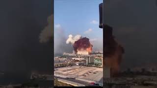 BEIRUT BOMB A MISSILE SLO MO VIDEO  self analysis [upl. by Noel390]