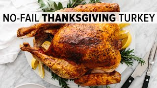 EASY THANKSGIVING TURKEY  how to cook and carve the BEST turkey recipe [upl. by Diogenes]