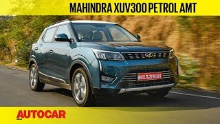 2021 Mahindra XUV300 petrol AMT review  Easy does it  First Drive  Autocar India [upl. by Sola303]