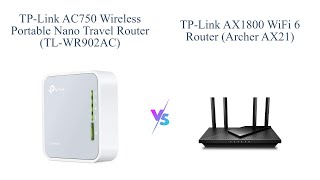 TPLink AC750 vs TPLink AX1800 🤔🔥 Comparison amp Review [upl. by Licha]