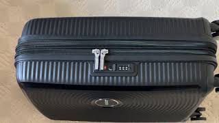 American Tourister luggages lock code setting How to reset American Tourister luggages lock code [upl. by Onivag]