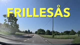 Frillesås och Torstensviks havsbad Halland Sverige  Dashcam Video [upl. by Mauve745]