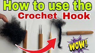 😱How to use the crochet hook on dreads video official [upl. by Lohse]