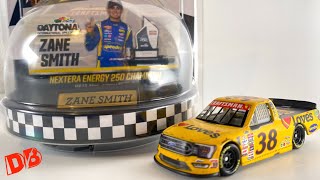 2023 ZANE SMITH DAYTONA RACED WIN DIECASTBUFFET NASCAR WINNER CIRCLE DIECAST REVIEW 164 [upl. by Hetty]